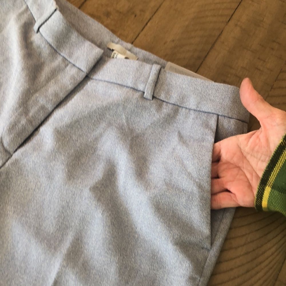 NWT Coupe Etroite 🇫🇷 4 Pocket Slim Pants in Ice 🧊 Blue w/Elastane Stretch - Picture 11 of 17
